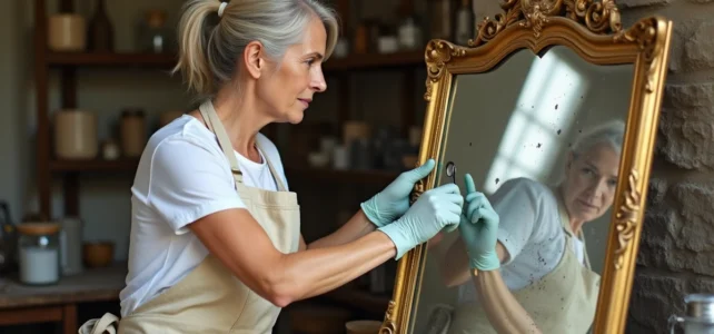 Astuces pratiques pour restaurer un miroir piqué ancien et lui redonner éclat